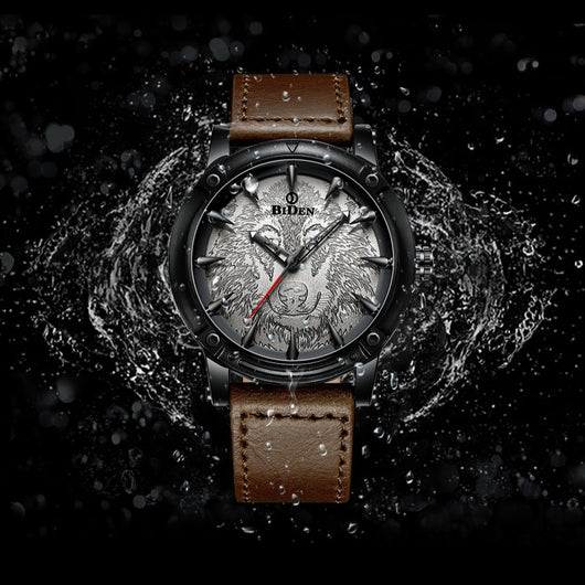 Reloj de Pulsera Casual para Hombre con Correa Sólida y Movimiento de Cuarzo
