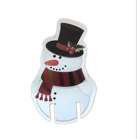 Set de 10 Gorros Navideños Rojos para Copas - Decoración de Mesa Navideña DIY - Image 14