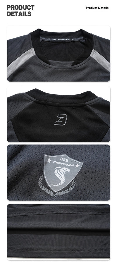 Camiseta de Hockey Secado Rápido con Diseño Patchwork - Image 11