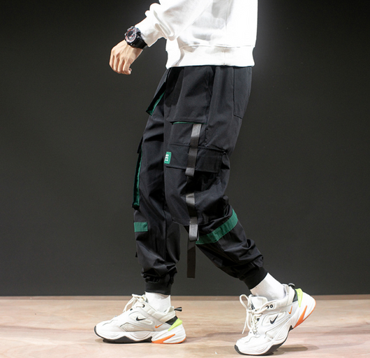 Pantalones Harem Casuales para Hombre con Tirantes - Image 5