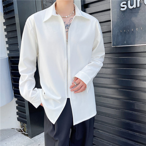 Camisa Suelta Moderna para Hombre