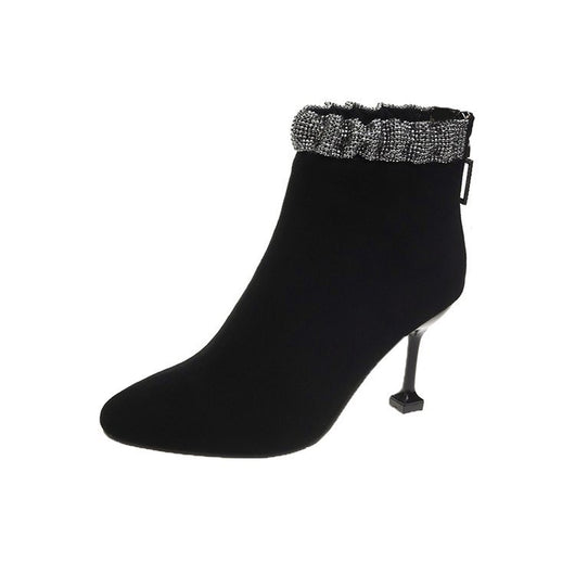 Botas Ankle con Tacón Stiletto y Cremallera Trasera - Image 15