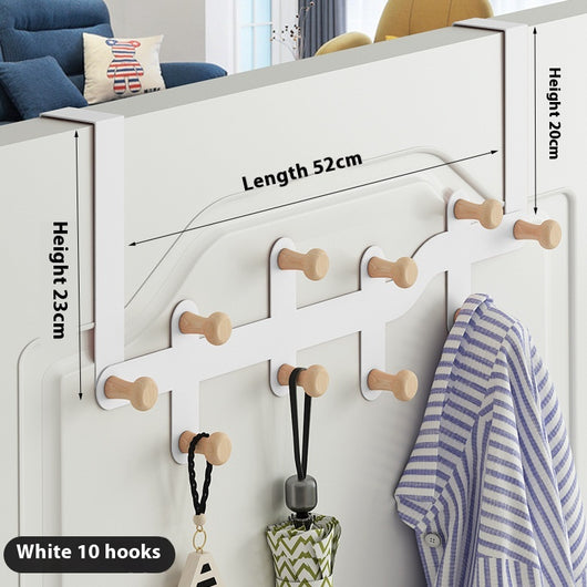 Perchero Colgante sin Clavo para Puerta - Organizador de Ropa Compacto - Image 10