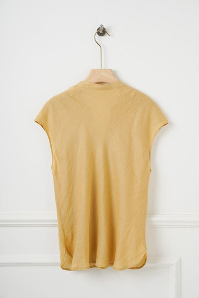 Blusa Lino Puro Cuello V Sin Mangas - Estilo Old Money Minimalista - Image 13