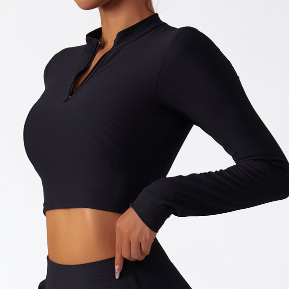 Conjunto Deportivo de Manga Larga con Soporte Torácico para Yoga y Running