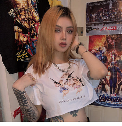 Playera Cupid Estampada Manga Corta - Image 7
