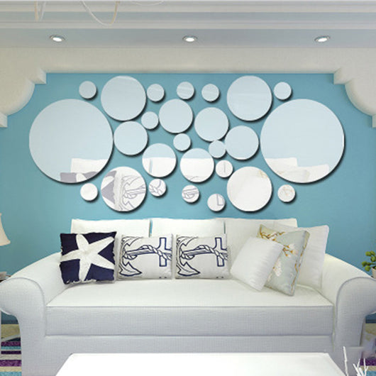 Espejo de Pared 3D con Círculos - Decoración Acrílica Estéreo - Image 16