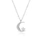 Collar de Plata 925 con Luna y Estrella