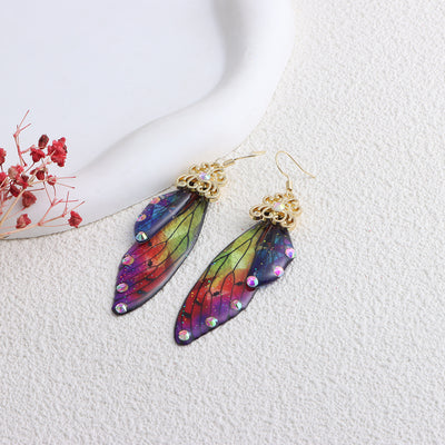 Aretes Alas de Cigarra Personalizados - Diseño Lluvia Misteriosa del Sur - Image 13
