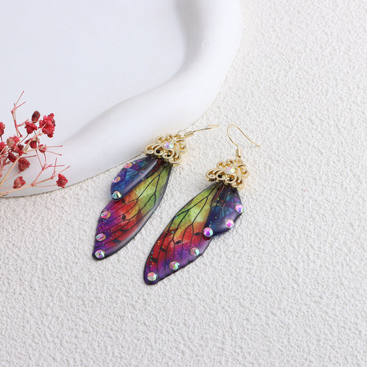 Aretes Alas de Cigarra Personalizados - Diseño Lluvia Misteriosa del Sur - Image 13