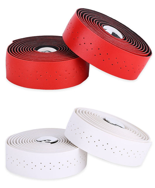 Cinta de Manillar para Bicicleta de Ruta con Textura Cuero PU Perforada - Image 17