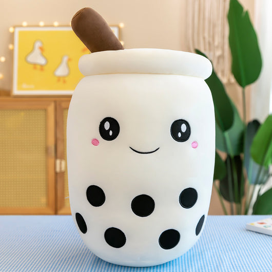 Peluche Taza de Té con Leche - Almohada Frutal Fresa y Matcha - Image 8
