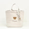 Bolsa Maternal Canvas Go Out Blanca con Compartimentos Interiores para Mamá y Bebé