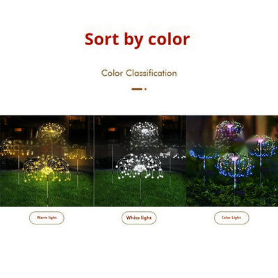Luces Decorativas Solares con Efecto Fuegos Artificiales - Image 14