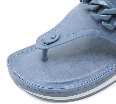 Sandalias Cuña con Cámara de Aire para Mujer - Comodidad Casual - Image 12