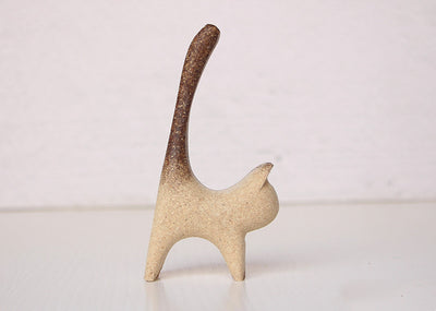Adorno de Gatito de Cola Larga en Madera en Blanco para Pintar y Colorear - Image 4