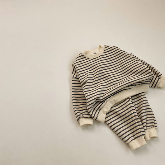 Conjunto Deportivo Infantil 2 Piezas - Suéter Rayado y Pantalón PP - Image 8