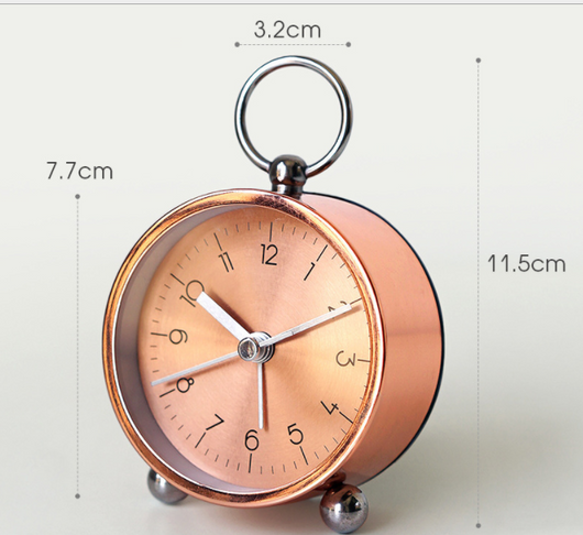 Reloj Despertador de Aluminio con Luz Nocturna y Modo Silencioso - Image 7