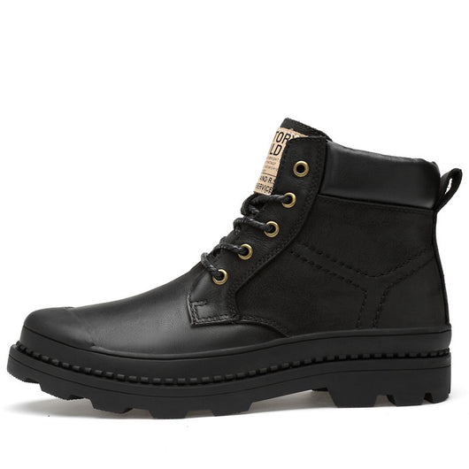 Zapatos Casuales Altos de Cuero