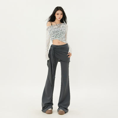 Pantalones Acampanados Cintura Baja Slim Fit - Image 7