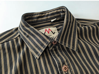 Camisa Casual de Algodón Vintage con Lavado Pesado para Hombre - Image 14