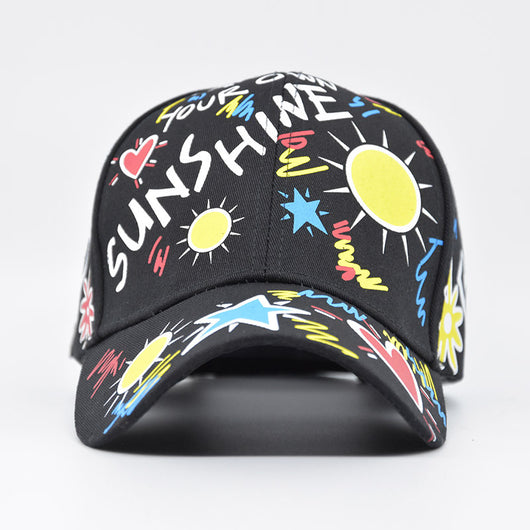 Gorra de Verano con Visera Curva y Estampado - Protección Solar Moderna - Image 10