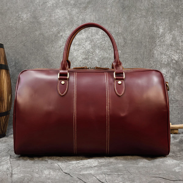 Bolso de Cuero para Hombre de Gran Capacidad con Correa Diagonal