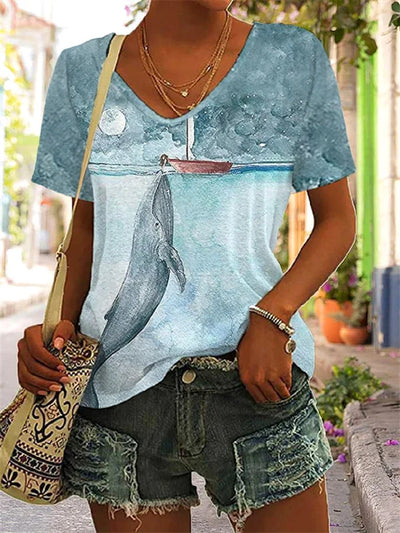 Remera Estampada de Moda Urbana para Mujer - Diseño Clásico Versátil - Image 19