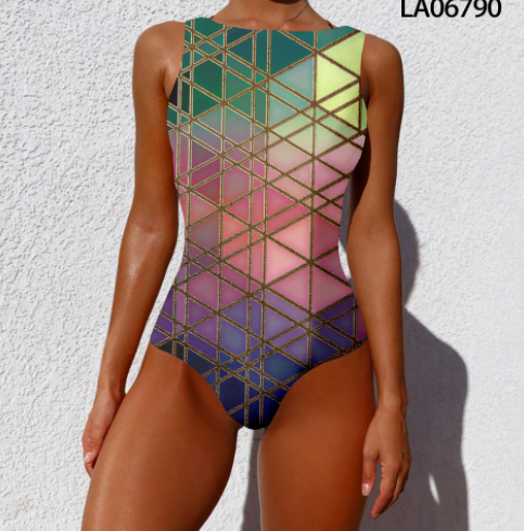 Traje de Baño Enterizo Moldeador en Acetato y Poliéster para Mujer