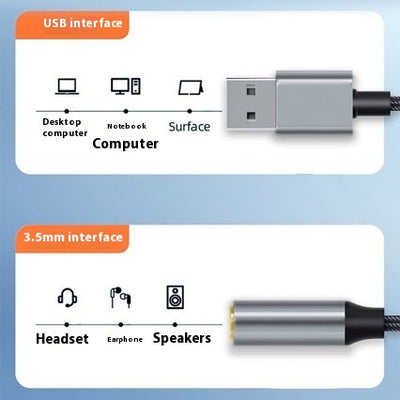 Adaptador de Audio Digital HIFI USB - Tarjeta de Sonido Externa - Image 4