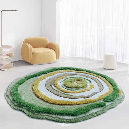 Tapete Tejido a Mano en Lana Mixta - Diseño Moderno para Dormitorio y Sala - Image 7