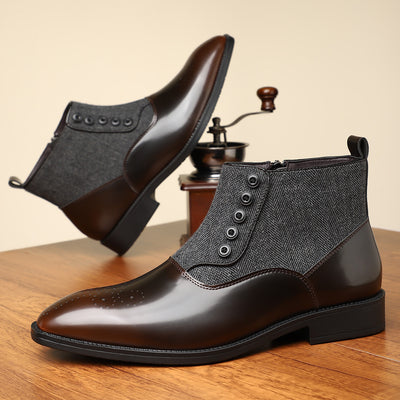 Zapatos Formales Vintage Estilo Británico en Cuero para Hombre - Image 10