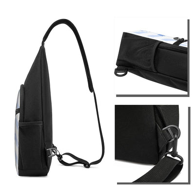 Bolsa de Pecho Bandolera Asimétrica Casual - Image 9