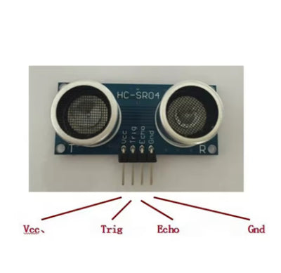 Sensor Ultrasónico HC-SR04 con Carcasa Metálica para Medición de Distancia - Image 11