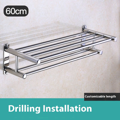 Toallero de Acero Inoxidable 304 Portátil para Baño - Image 6
