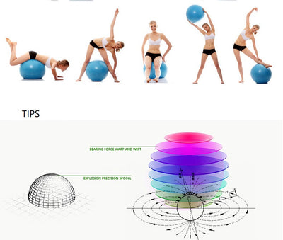 Balón de Yoga Grueso Antiexplosión para Niños y Pilates - Image 14