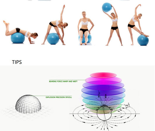 Balón de Yoga Grueso Antiexplosión para Niños y Pilates - Image 14