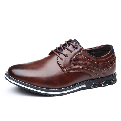 Zapatos Casuales de Cuero Suave con Suela Flexible para Hombre - Image 3