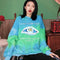 Sudadera Oversize Eye Letter