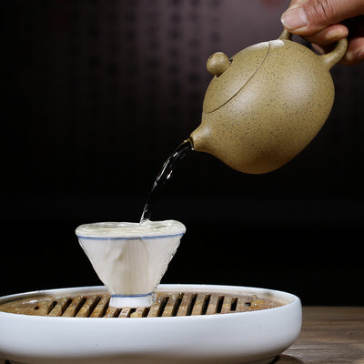 Juego de Tetera y Tazas de Cerámica Púrpura - Image 2
