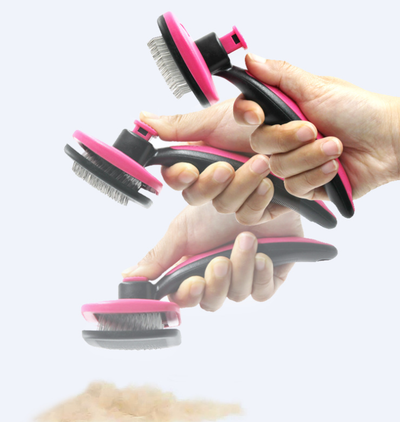 Peine Deslanador de Acero Inoxidable para Perros y Gatos - Cepillo Automático Antideslizante - Image 15