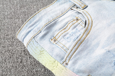 Pantalones Vaqueros Rotos Estilo Urbano para Hombre - Image 8