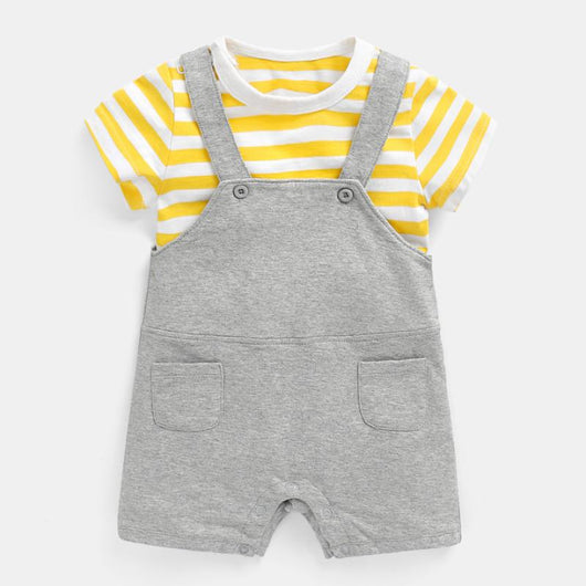 Pantalones Cortos Infantiles de Manga Corta