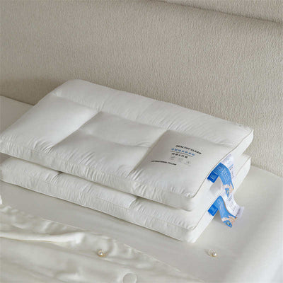 Almohada Alta de Algodón Lavable con Protección Antibacteriana - Image 6