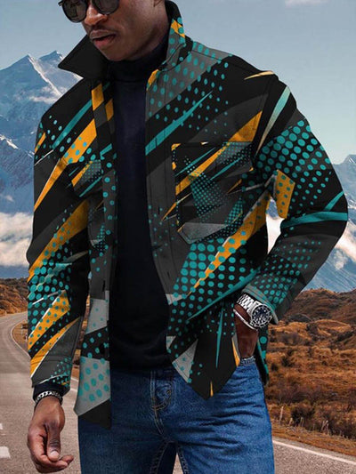 Cardigan Estampado Digital con Botones 3D y Degradado de Colores - Image 16