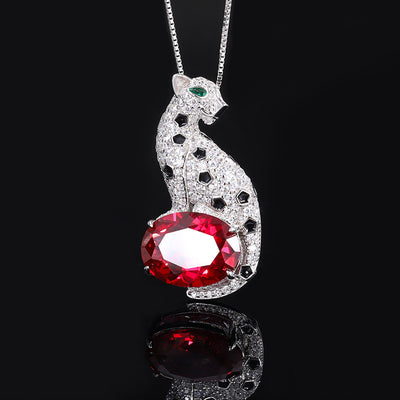 Collar Colgante Leopardo Elegante para Mujer - Image 8