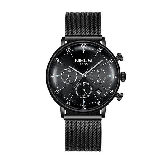 Reloj de Pareja Nibosi con Correa Malla - Cuarzo Elegante - Image 16