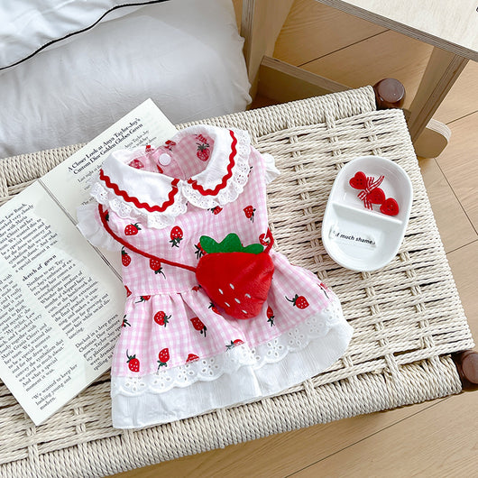 Vestido Fresa para Mascotas - Ropa Adorable para Perros - Image 7