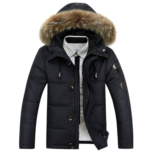 Chaqueta de Plumas para Hombre - Estilo Coreano Casual y Moderno