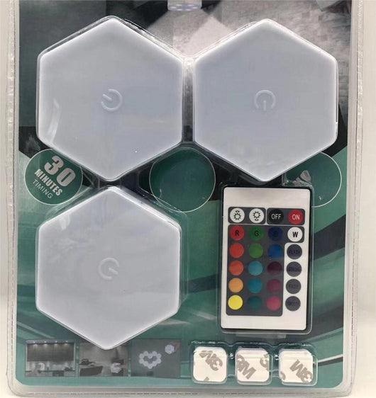 Lámpara Hexagonal Quantum con Panal de Luz LED - Image 15